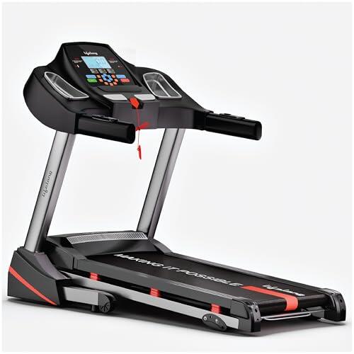 Lifelong LLTM153 Fit Pro 4.5 HP Peak Motorised with LCD Display, Max Speed 14km/hr| Max User Weight 110Kg, Heart Rate Sensor, Manual Incline, Speaker|Treadmill for Home | Black-picture-26