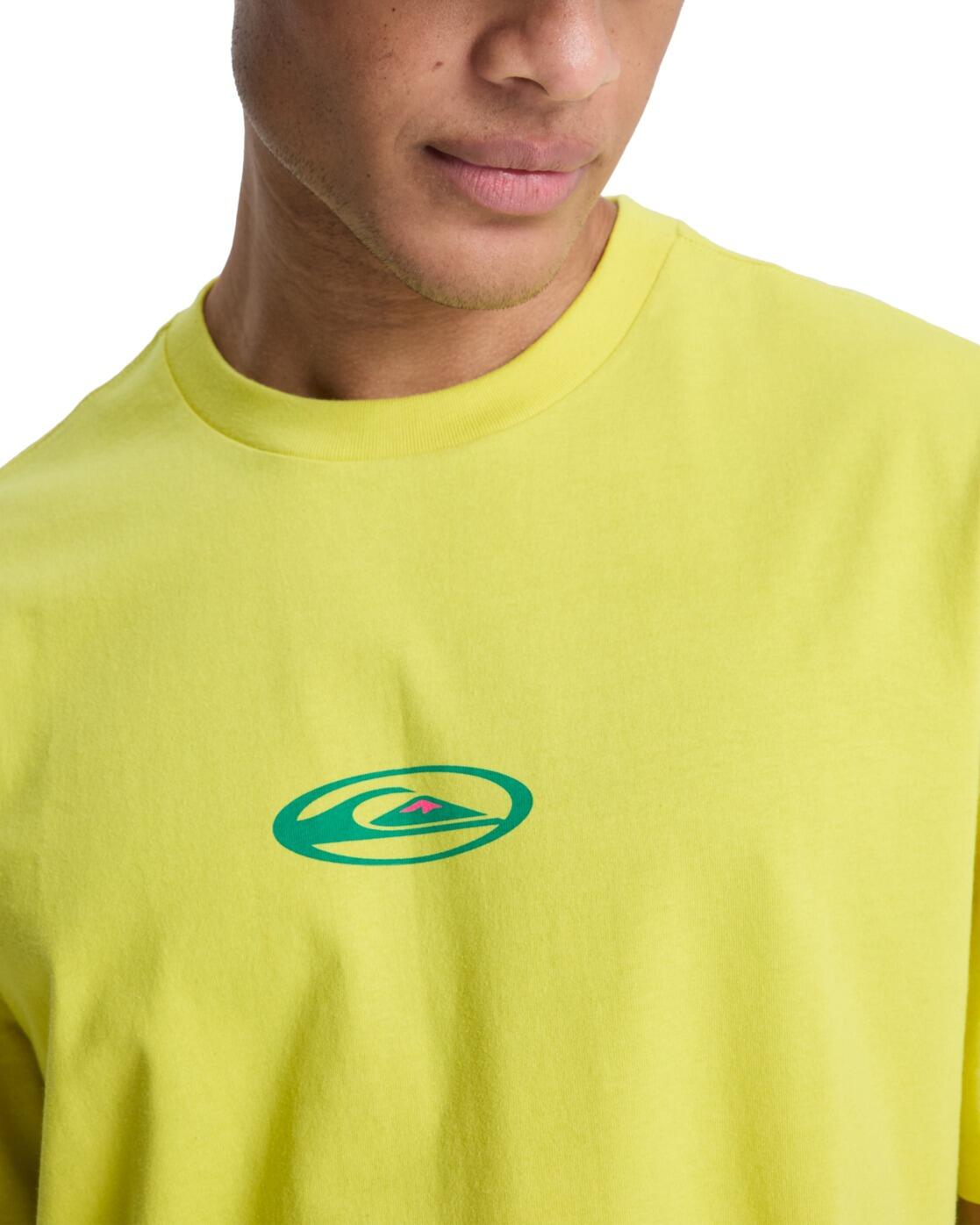 T-shirt met korte mouwen FLOWERS SURFING Grün Heren 4/4