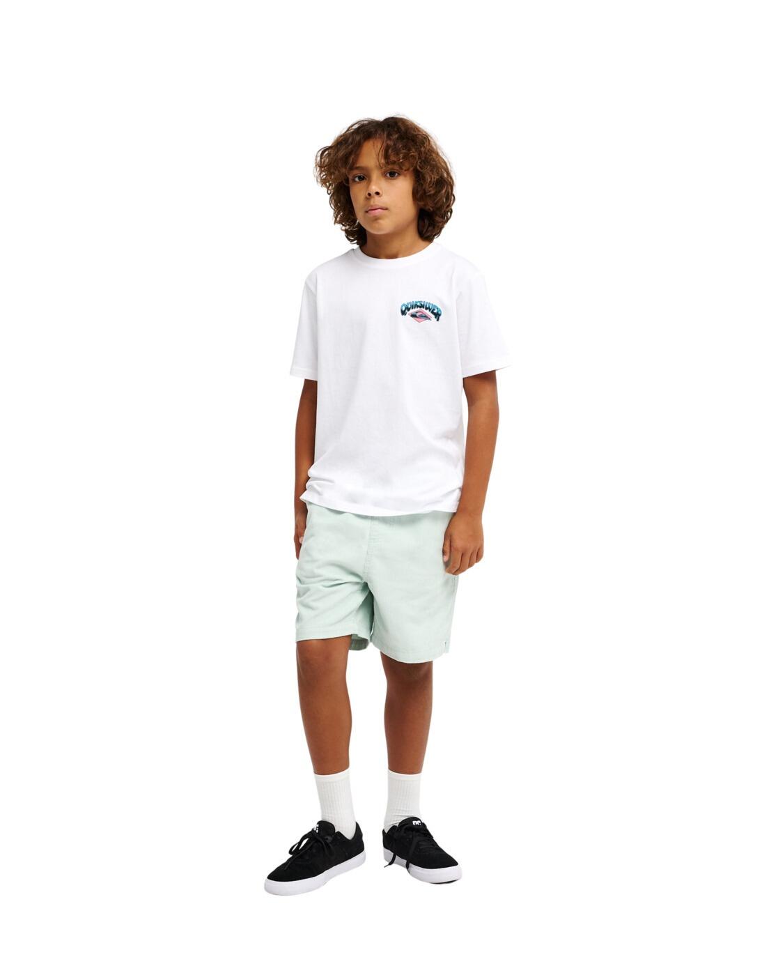 Short de marche à taille élastique TAXER Bleu Garçon 4/4