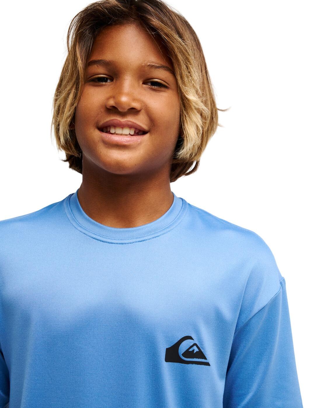 T-shirt de surf à manches courtes EVERYDAY SURF Bleu Garçon 4/4