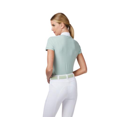 CHEMISE DE COMPÉTITION MANCHES COURTES  ALIMINI VERT GELÉ 2/2