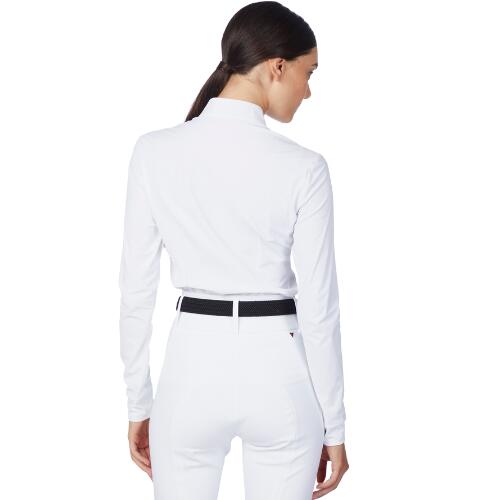 CHEMISE DE COMPÉTITION À MANCHES LONGUES  KURSA BLANC OPTIQUE 2/2