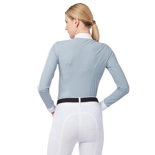 CHEMISE DE COMPÉTITION À MANCHES LONGUES  GRAZ BLEU NUAGE 2/2