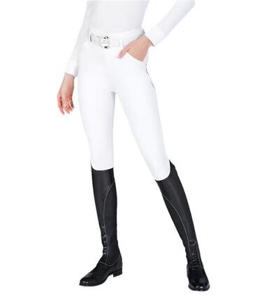 PANTALON D'ÉQUITATION MOLVENO GRIP GENOU BLANC