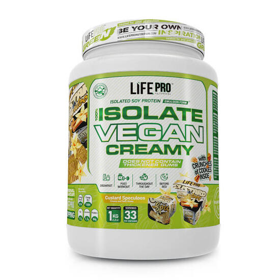 LIFE PRO ISOLATE VEGAN CREAMY 1KG - Aislado de Proteína Vegetal Cremosa