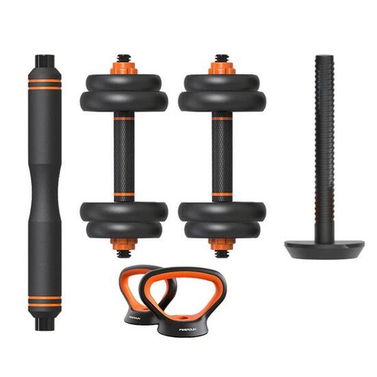 Kit haltère + barre + kettlebell Xiaomi Fed 10 kg