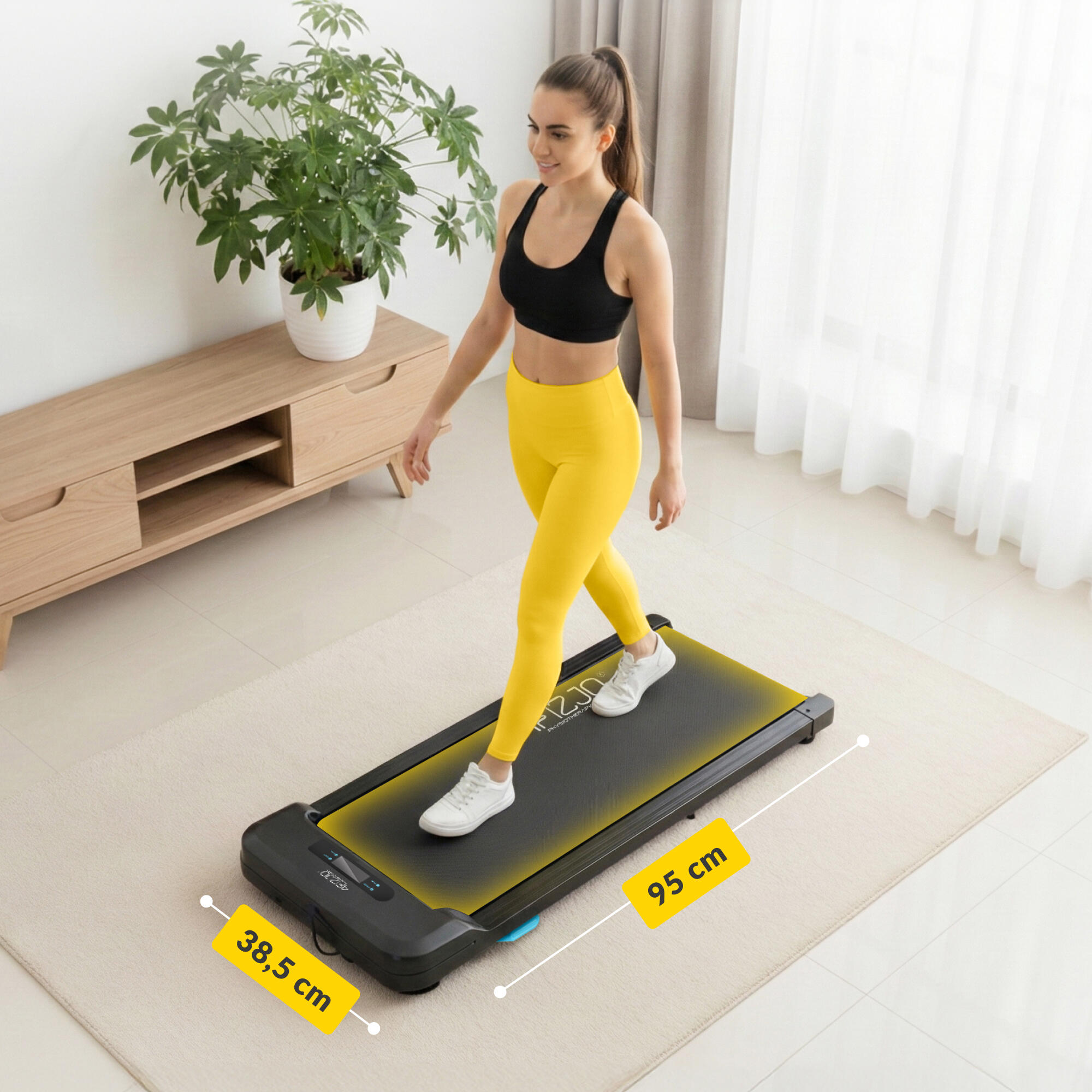 Elektryczna bieżnia domowa składana do chodzenia 4FIZJO MY-WALK 6/7