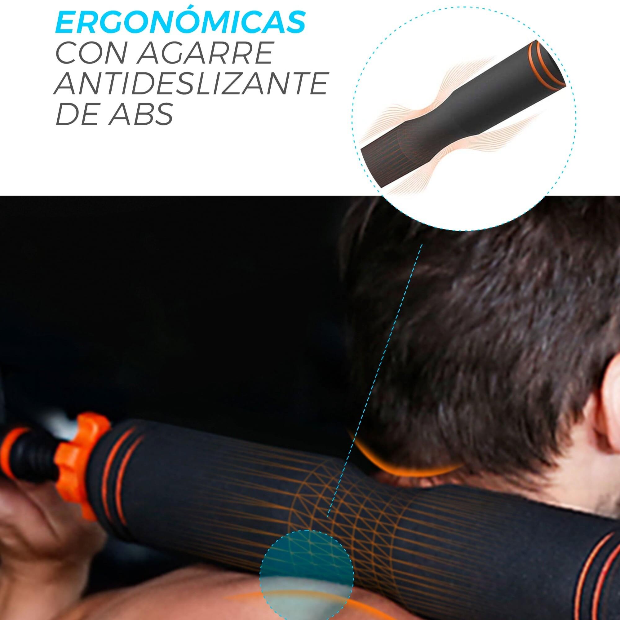 FED-gewichtenset van 10 kg: dumbbells + halterstang + kettlebell 4/8