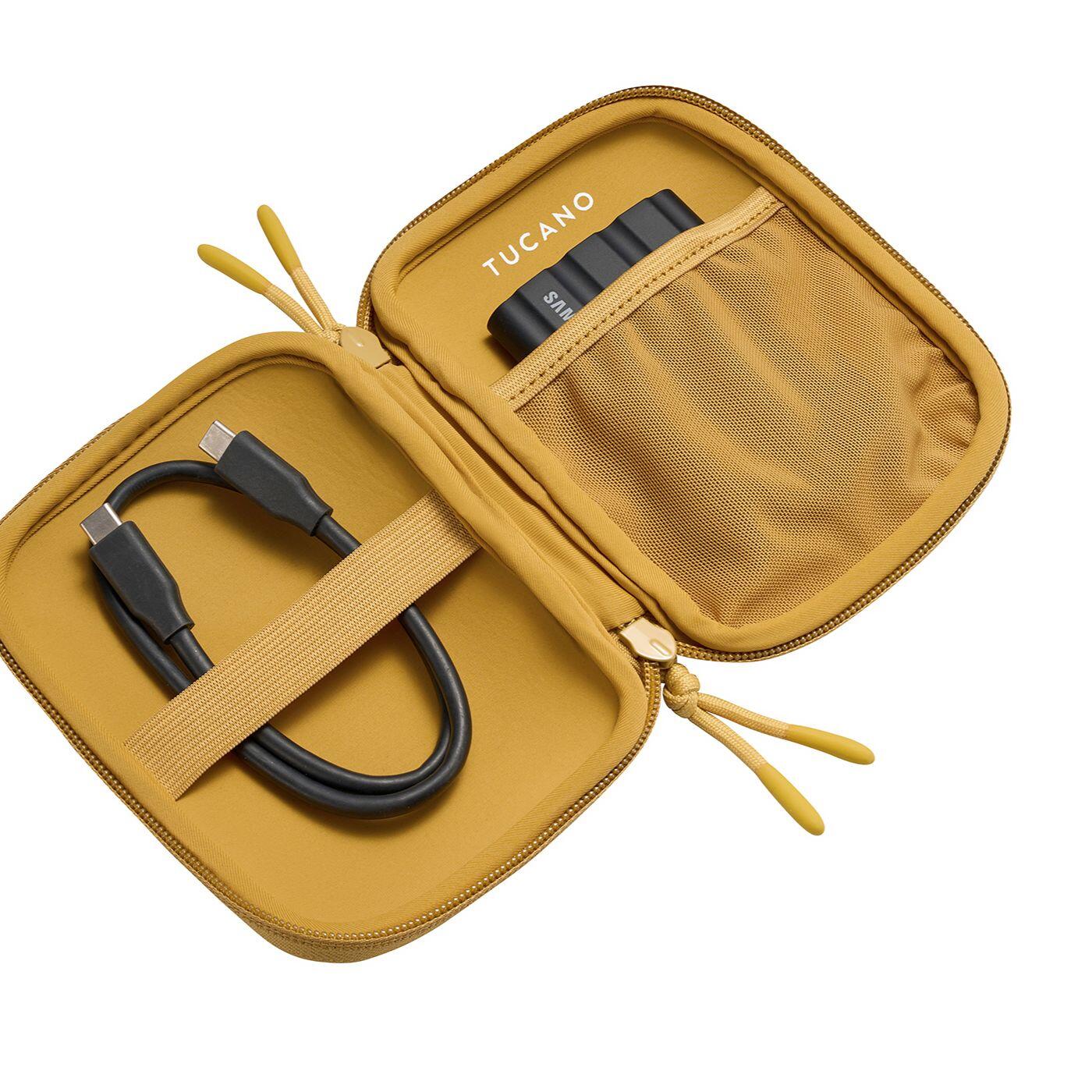 TUCANO Topo Organizer Pouch - bolsa acessórios yellow 4/5