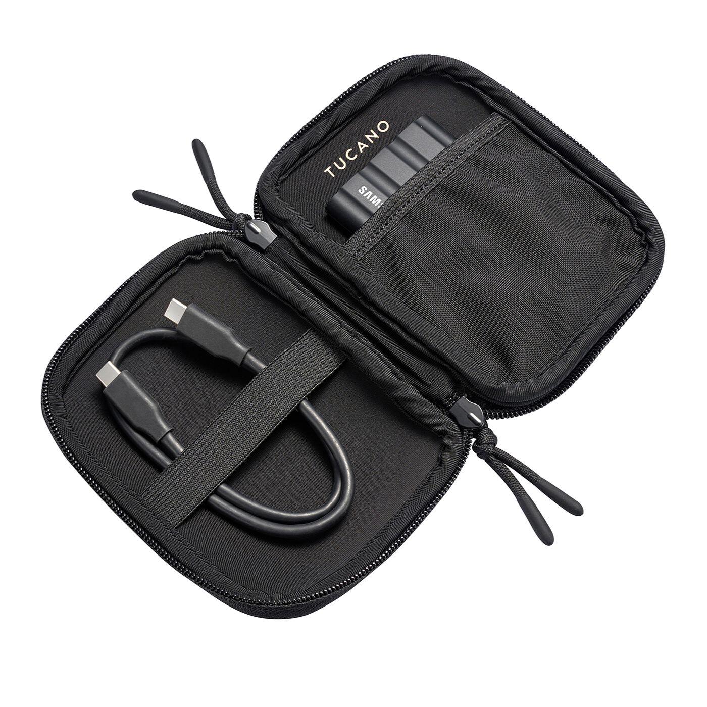TUCANO Topo Organizer Pouch - Bolsa de acessórios preta 4/5