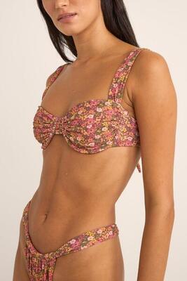 Marie floral zachte band balconette - dames badpak top