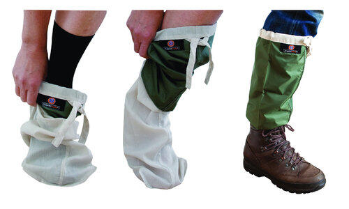 Calcetines Anti-Sanguijuelas Trekking TravelSafe TS044 Blanco Transpirables 2/6