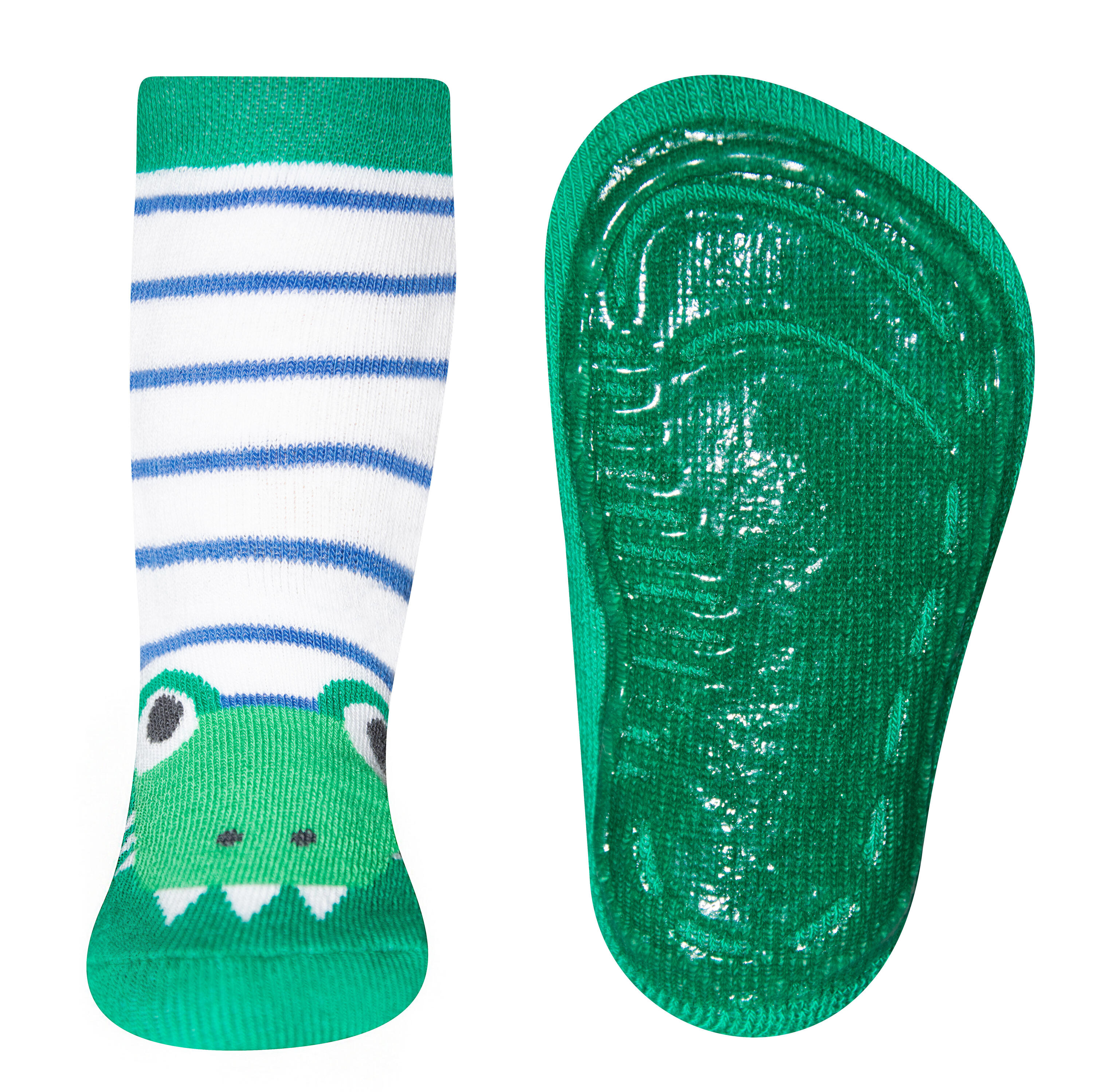 Lot de 2 paires de chaussettes antidérapantes SoftStep Crocodile 2/5