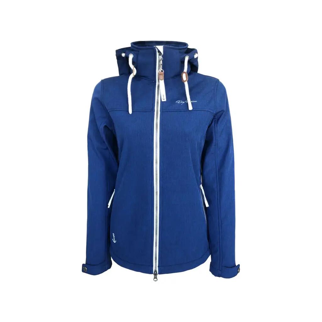 Baltrum Softshell Jacket for women, mottled navy blue