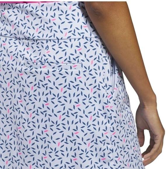 Jupe-short imprimée Adidas Ultimate, jupe de golf pour femme, bleu clair 3/3