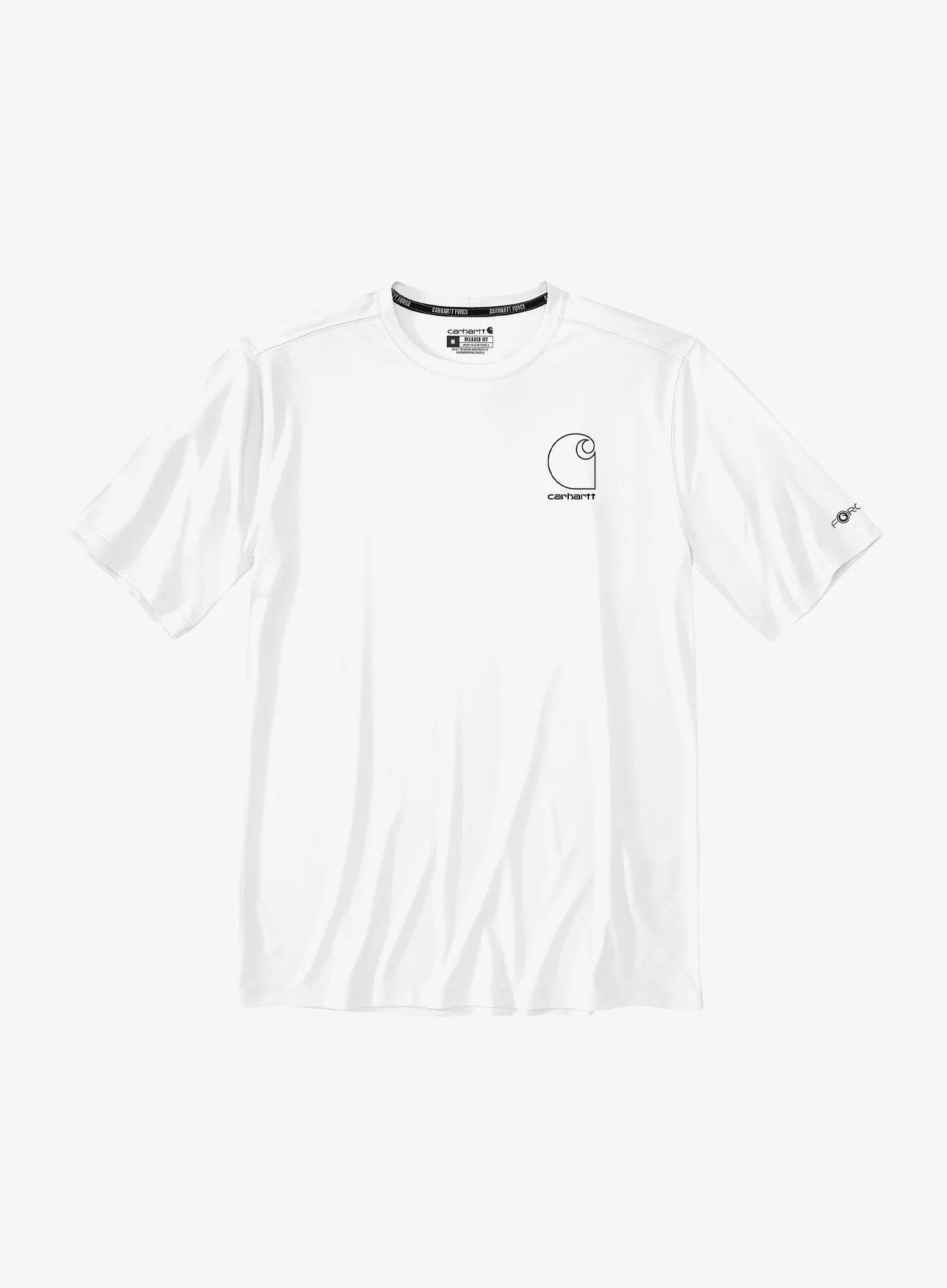 Koszulka szybkoschnąca Carhartt Force Sun Defender Relaxed Logo T-Shirt 3/3