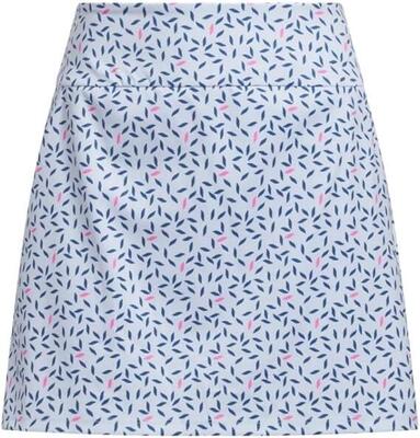 Adidas ultimate printed skort, golfrok voor dames, lichtblauw