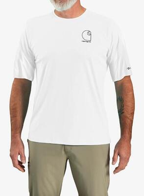 Koszulka szybkoschnąca carhartt force sun defender relaxed logo t-shirt