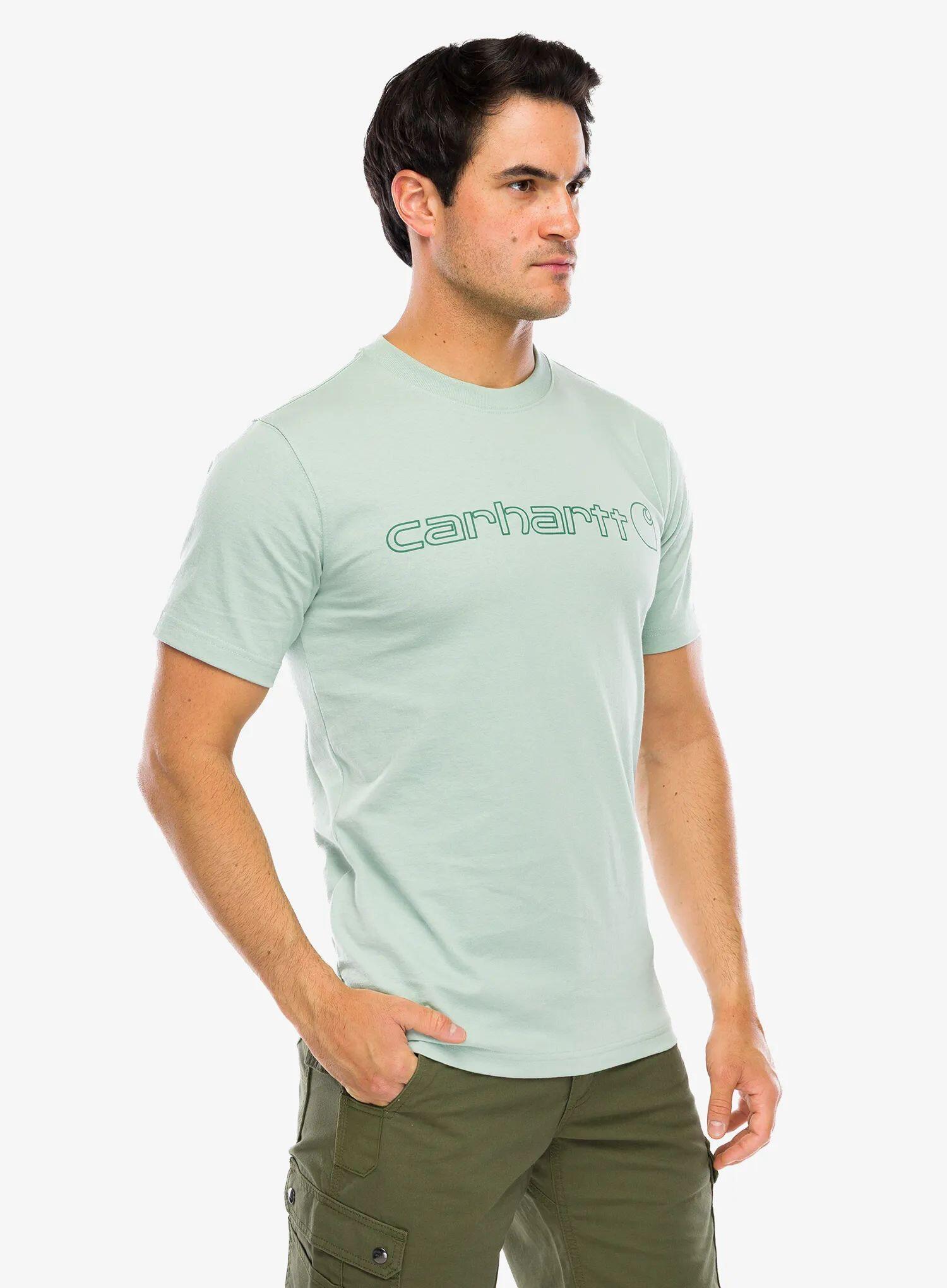 Koszulka bawełniana Carhartt Core Logo T-Shirt S/S 4/7