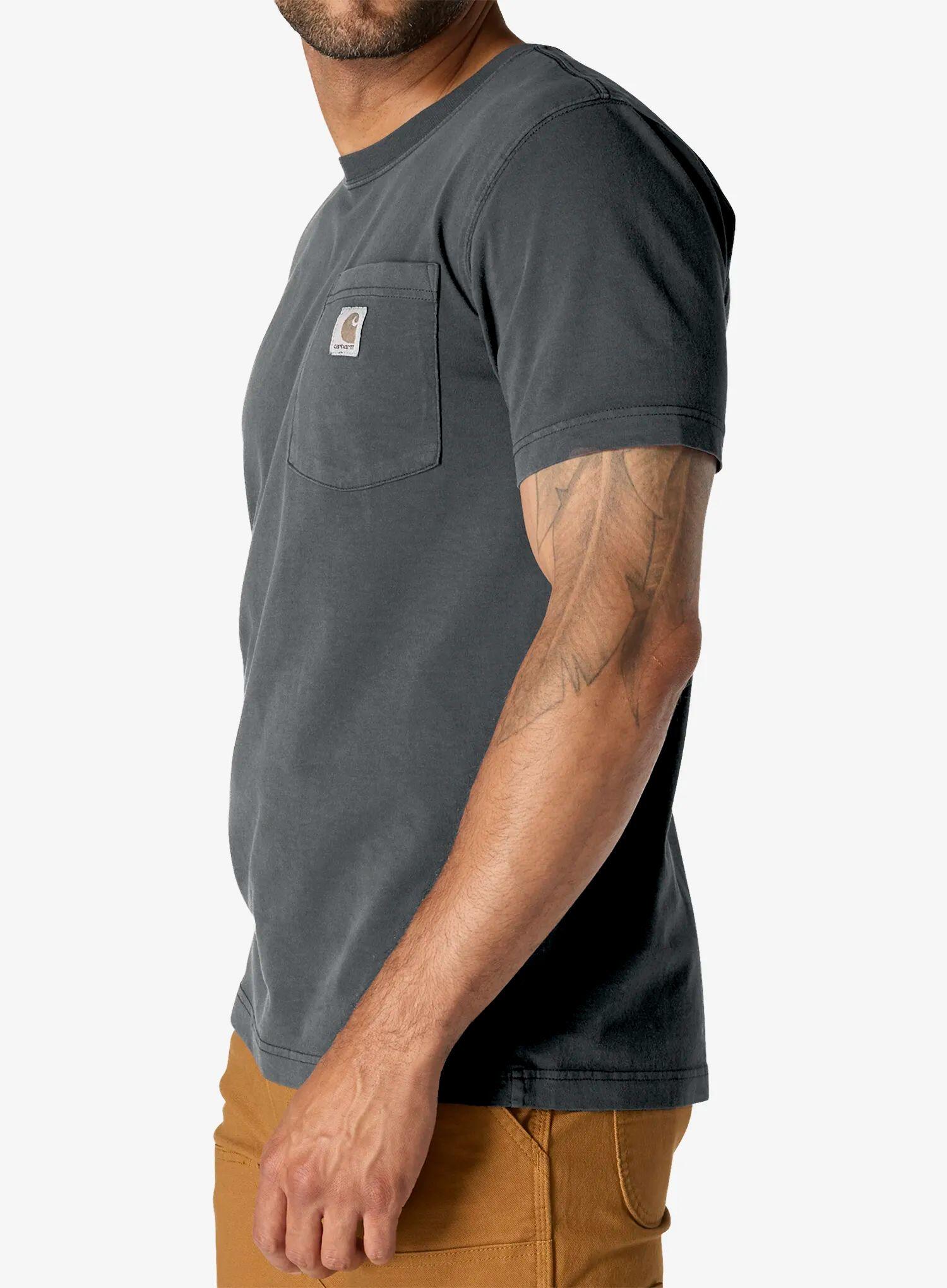 Koszulka bawełniana Carhartt Irvine Relaxed Garment Dyed T-Shirt 4/5