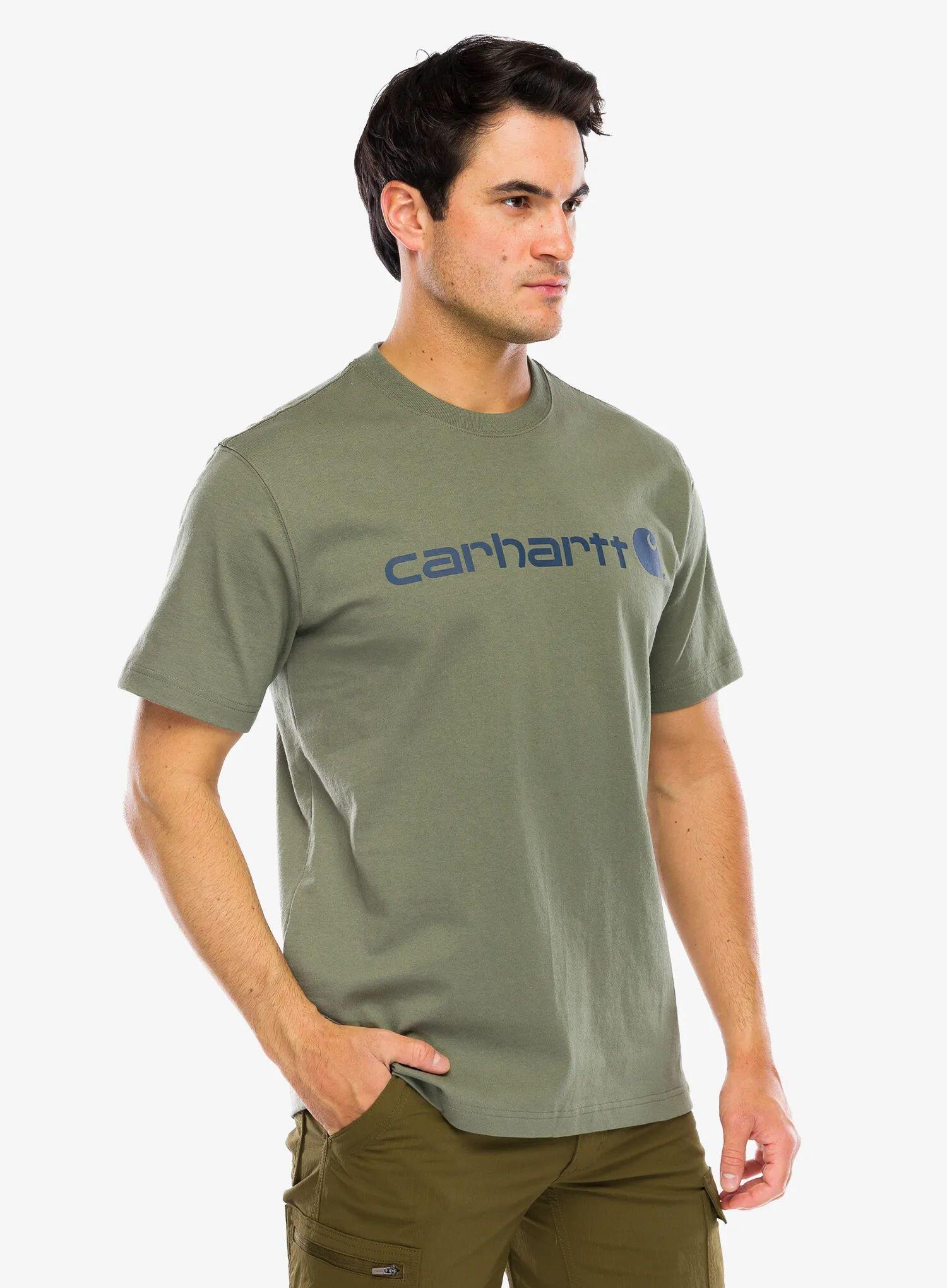 Koszulka bawełniana Carhartt Dearborn Relaxed Logo T-Shirt 4/7