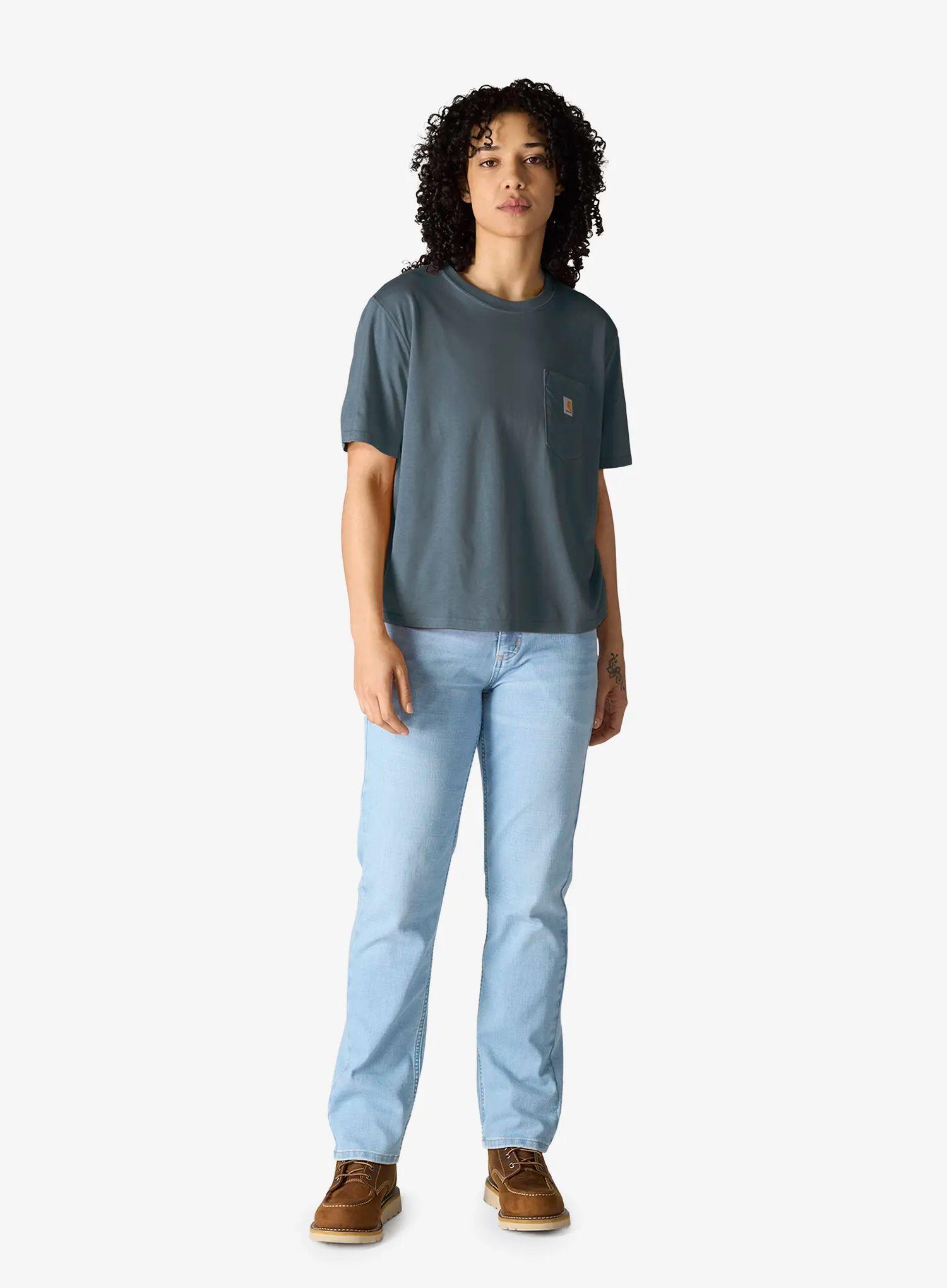 Koszulka damska Carhartt Tencel Fiber Series Loose T-Shirt 3/5