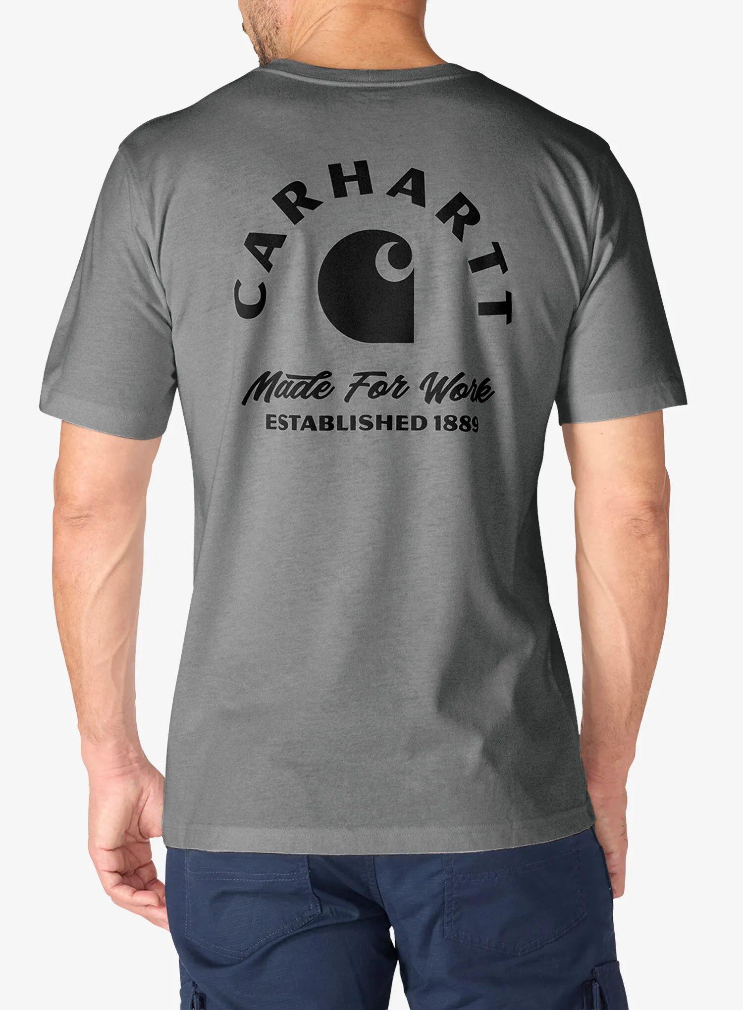 Koszulka z nadrukiem Carhartt Irvine Relaxed Work T-Shirt 2/7