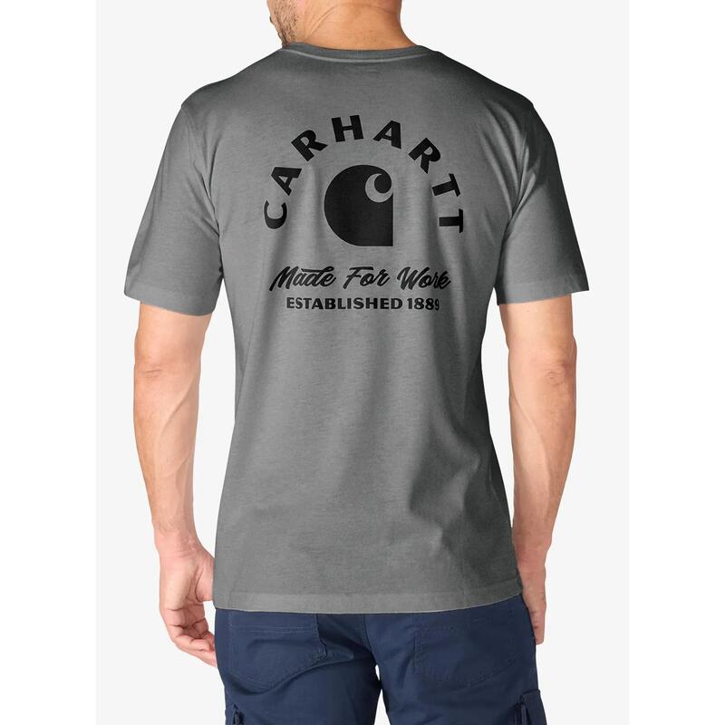 Koszulka z nadrukiem Carhartt Irvine Relaxed Work T-Shirt