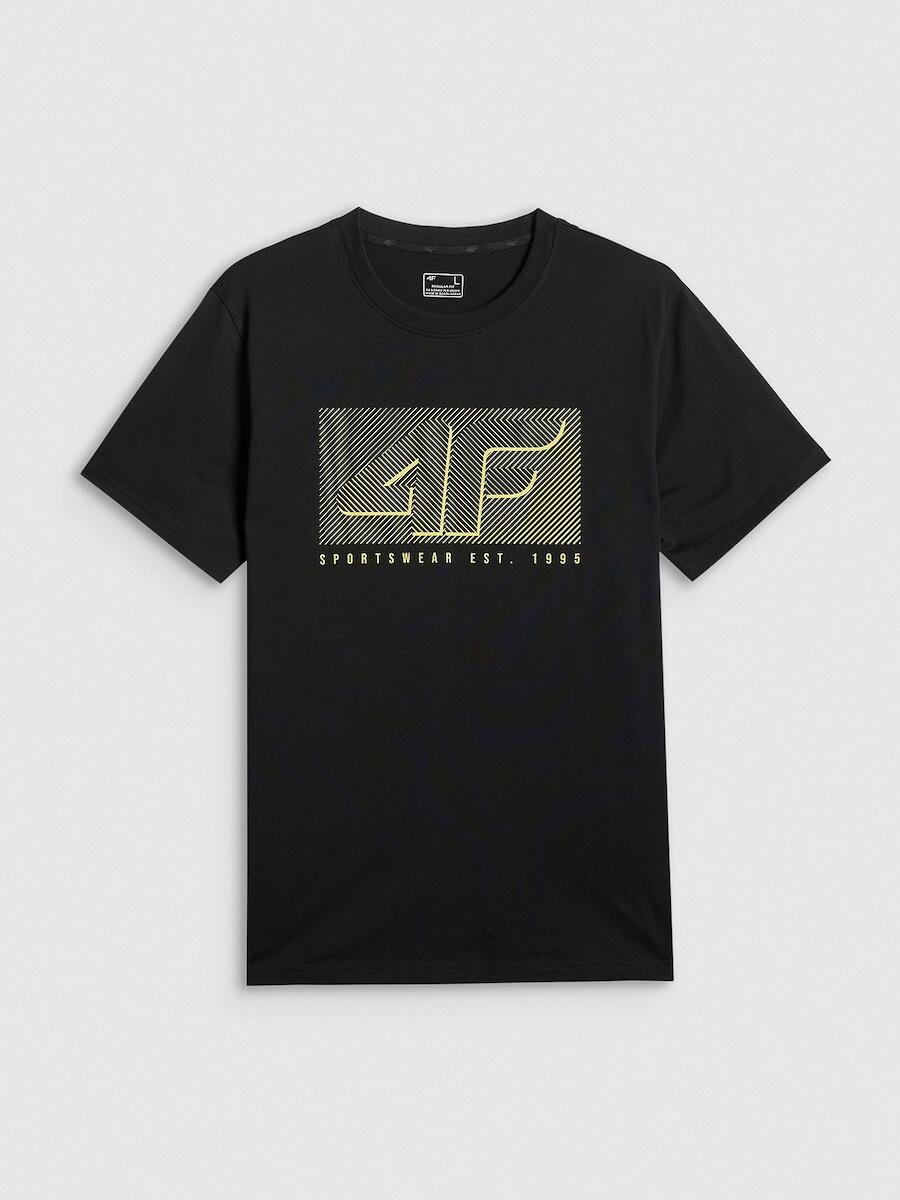 T-shirt regular z nadrukiem męski 4F 4FRSS26TTSHM3991 7/7