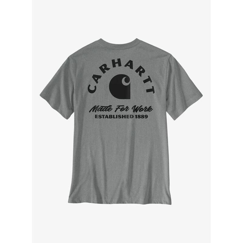 Koszulka z nadrukiem Carhartt Irvine Relaxed Work T-Shirt