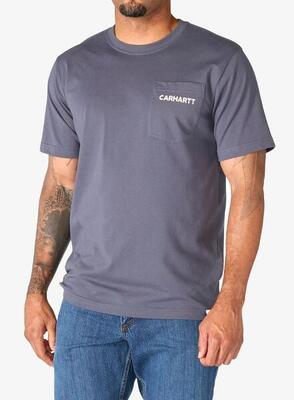 Koszulka z nadrukiem carhartt irvine relaxed grill t-shirt
