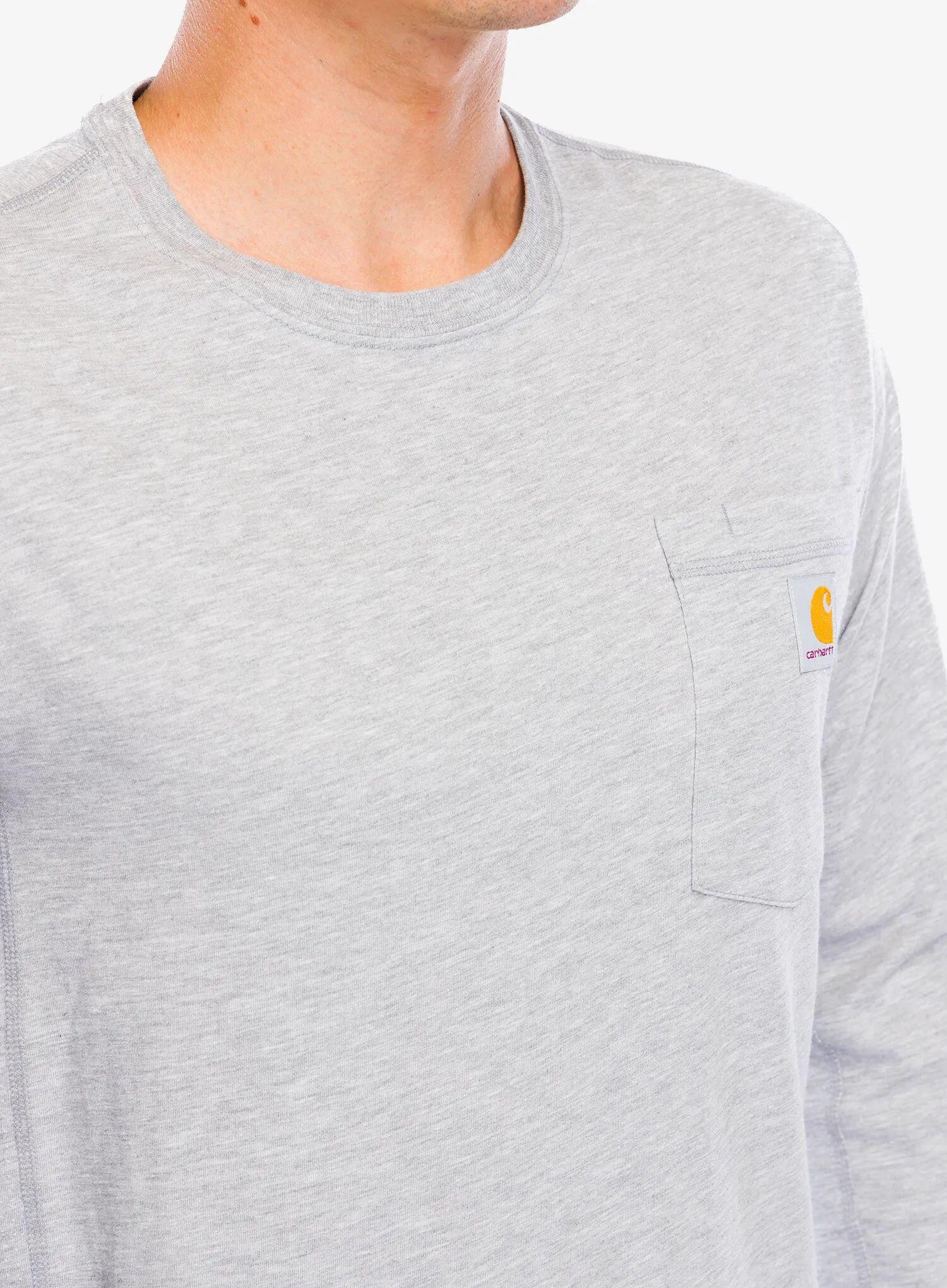 Bluza bez kaptura Carhartt Midweight L/S Pocket T-Shirt 5/6