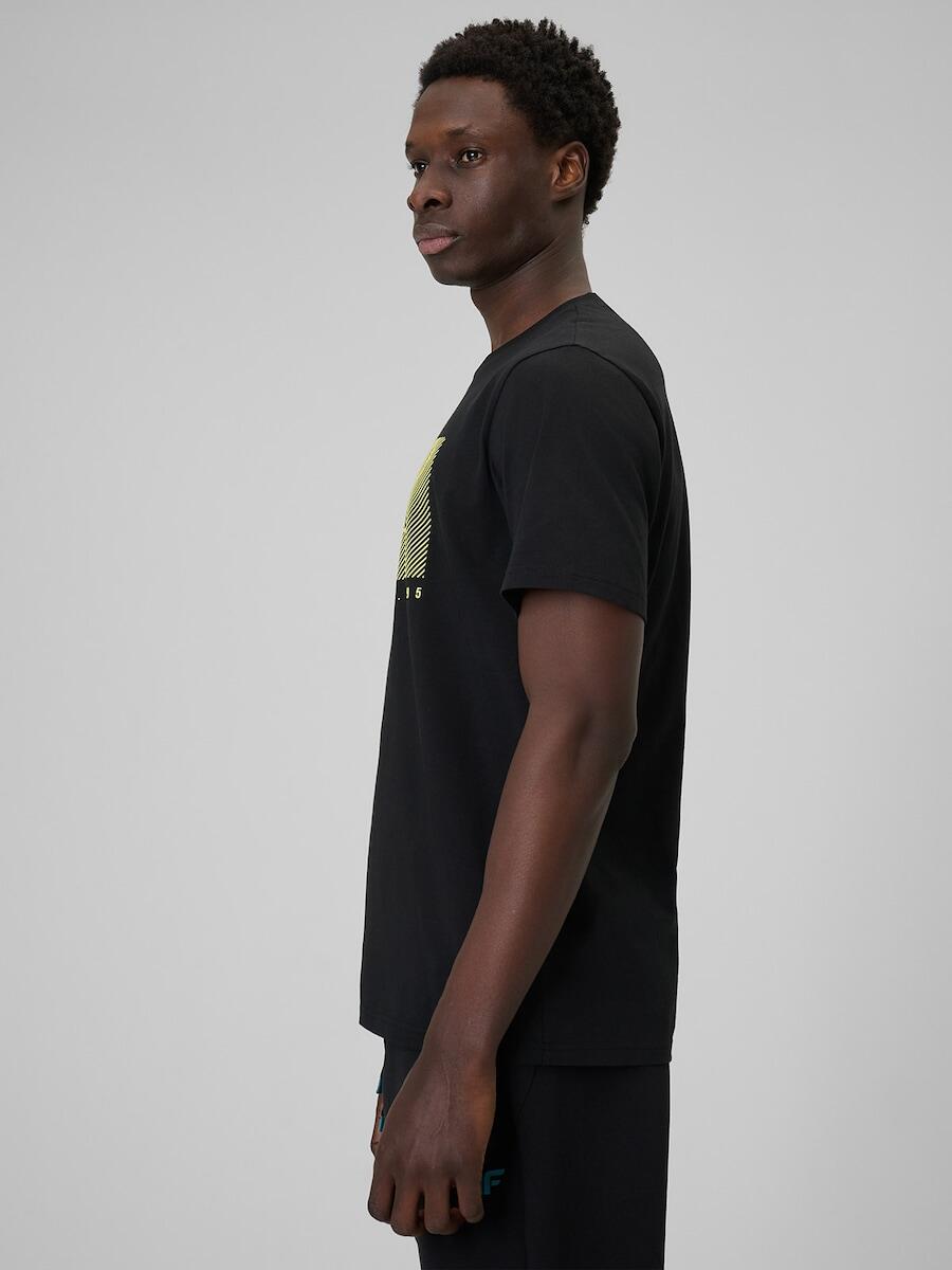 T-shirt regular z nadrukiem męski 4F 4FRSS26TTSHM3991 4/7