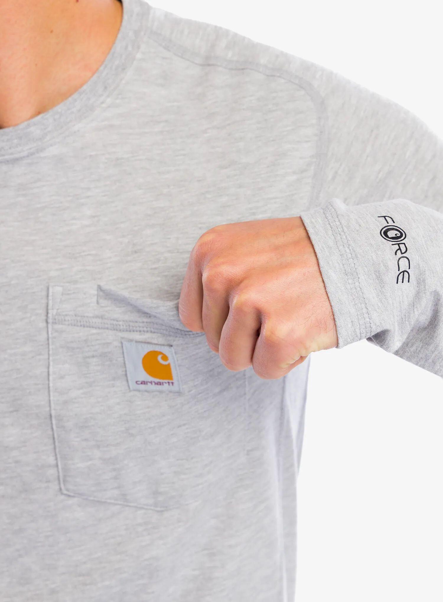 Bluza bez kaptura Carhartt Midweight L/S Pocket T-Shirt 6/6
