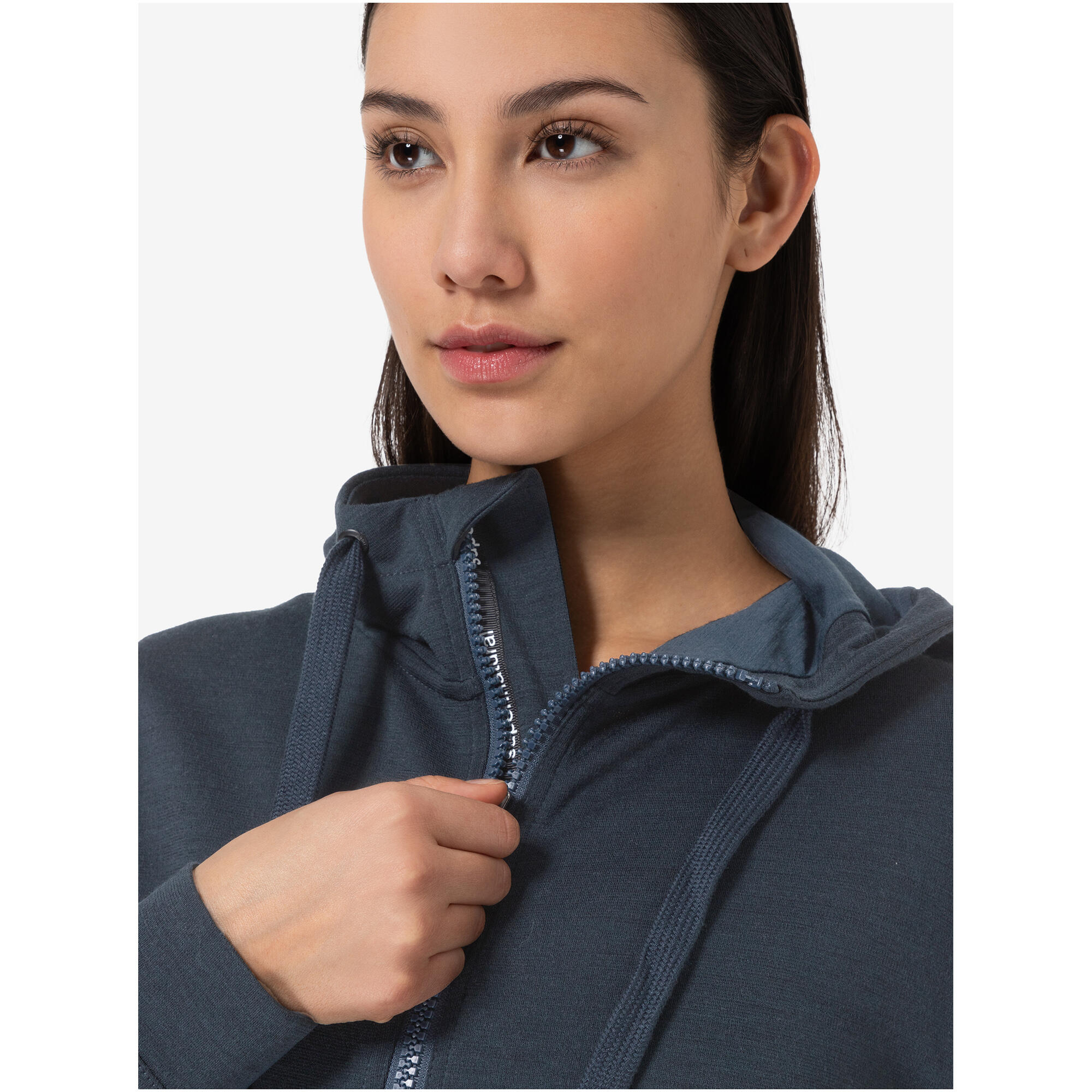 Bluza z kapturem rozpinana damska SUPER.NATURAL Solution Bio Hoodie