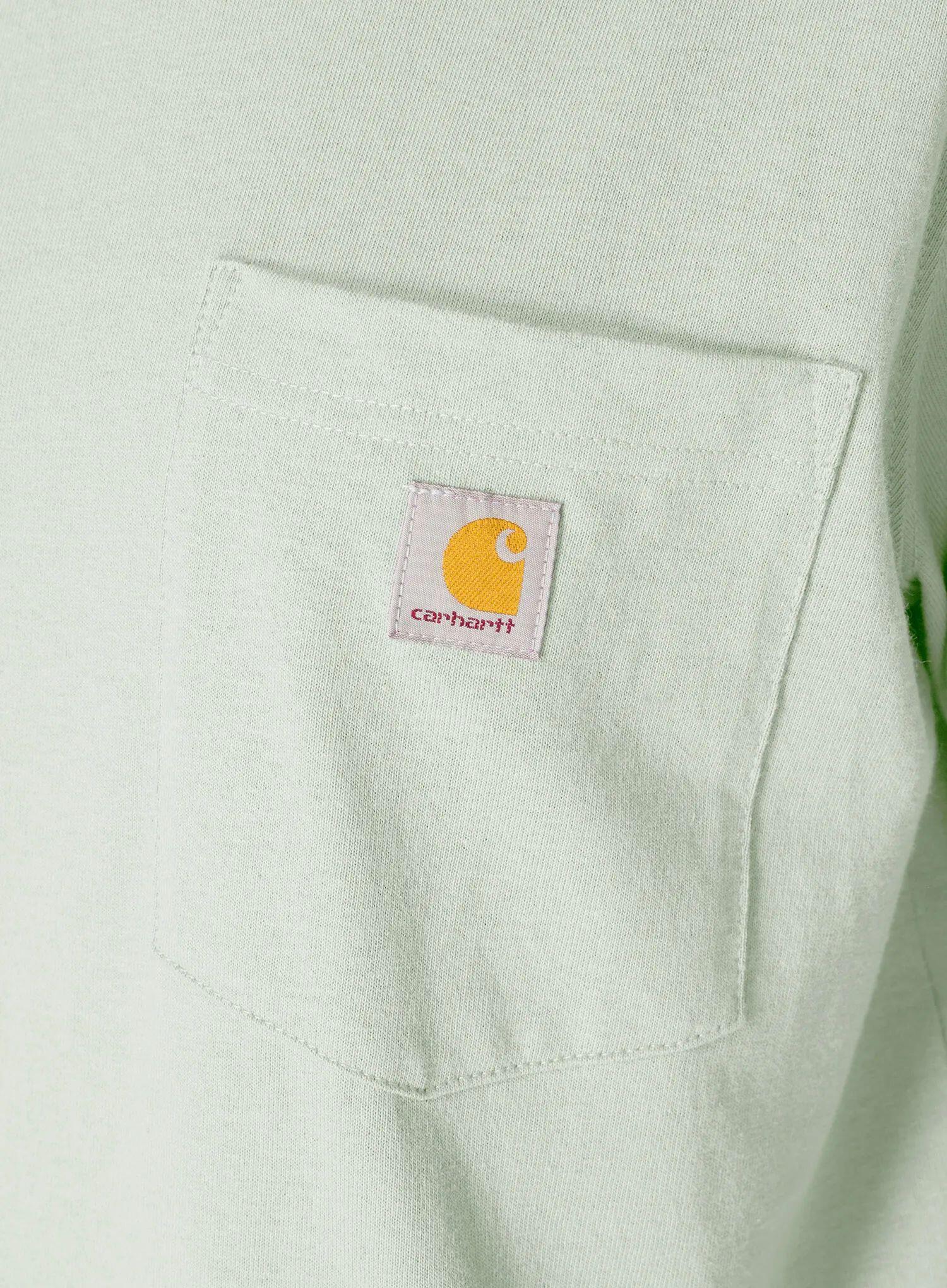 Koszulka bawełniana damska Carhartt Iconic WK87 Pocket T-Shirt 5/5