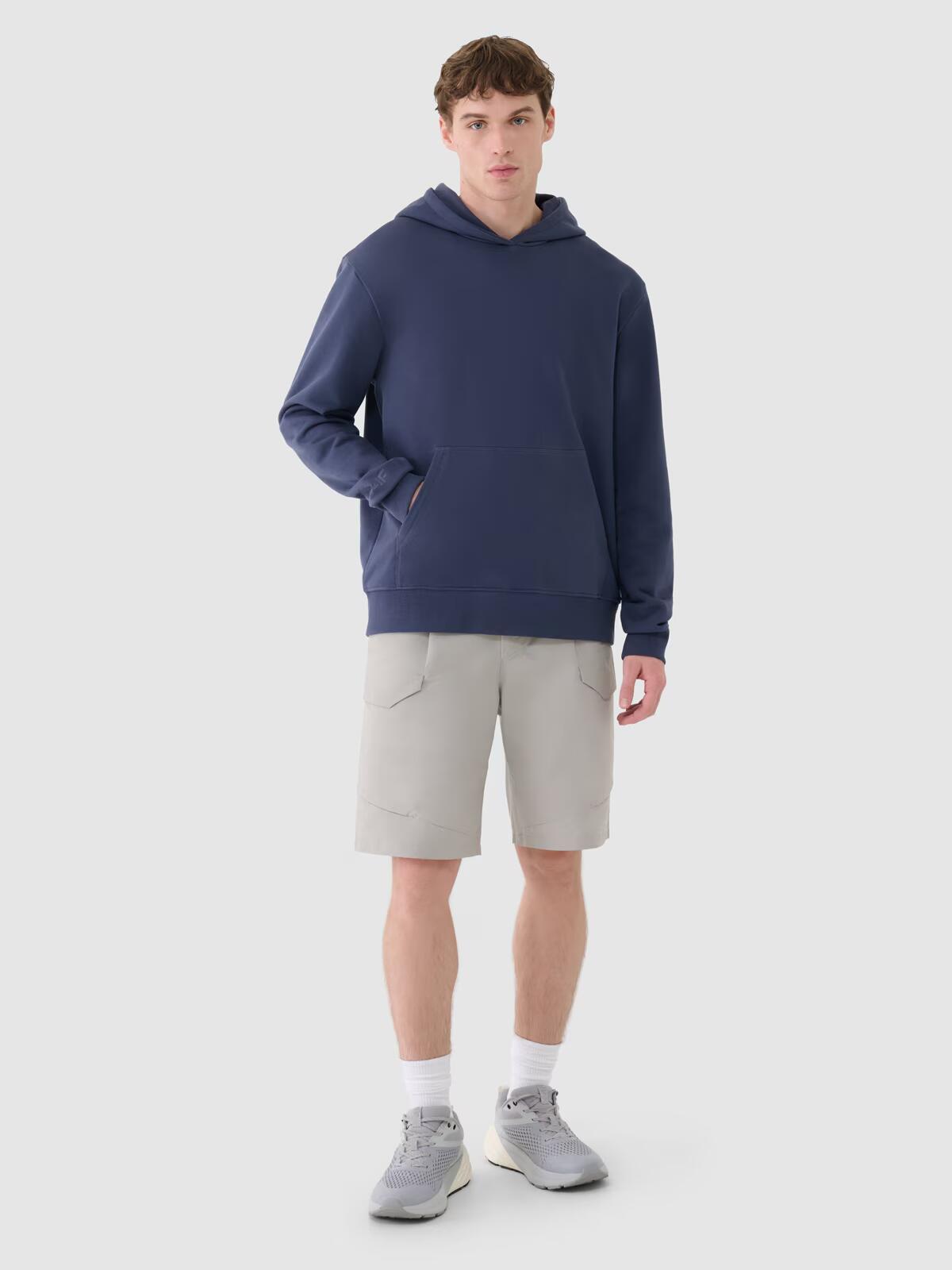 Bluza dresowa nierozpinana z kapturem męska 4F 4FWSS25TSWSM1749