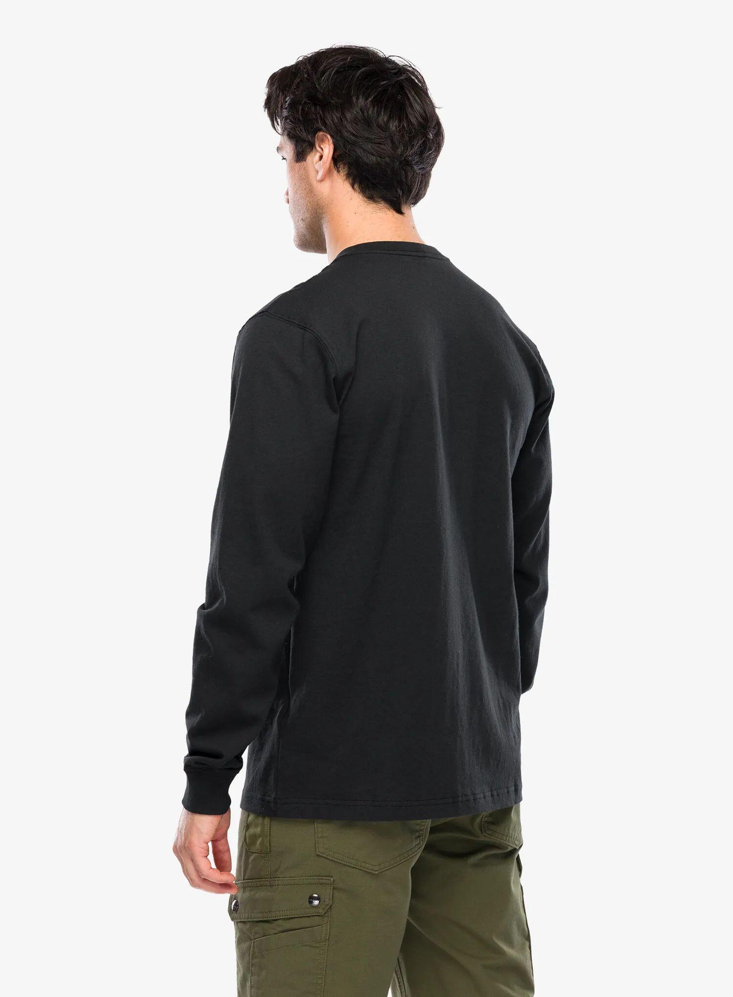 Bluza bez kaptura Carhartt Dearborn Relaxed LS Logo T-Shirt 5/7