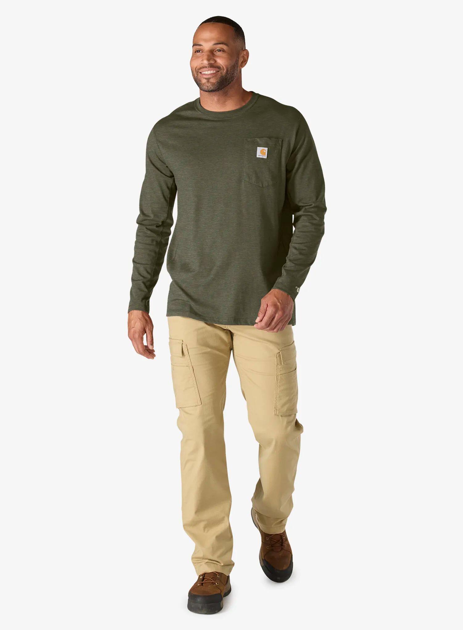 Bluza bez kaptura Carhartt Force Relaxed LS T-Shirt 3/6