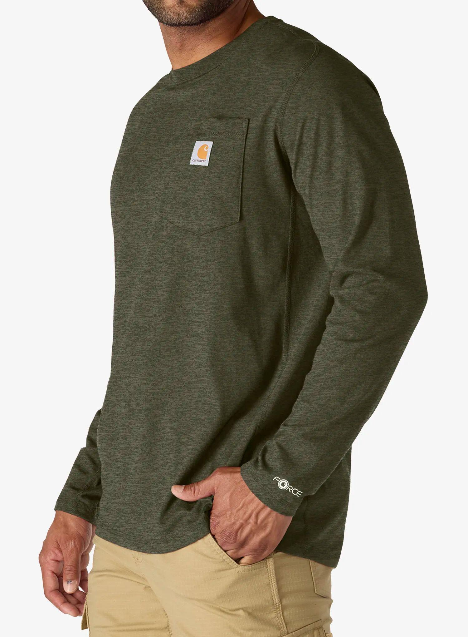 Bluza bez kaptura Carhartt Force Relaxed LS T-Shirt 4/6