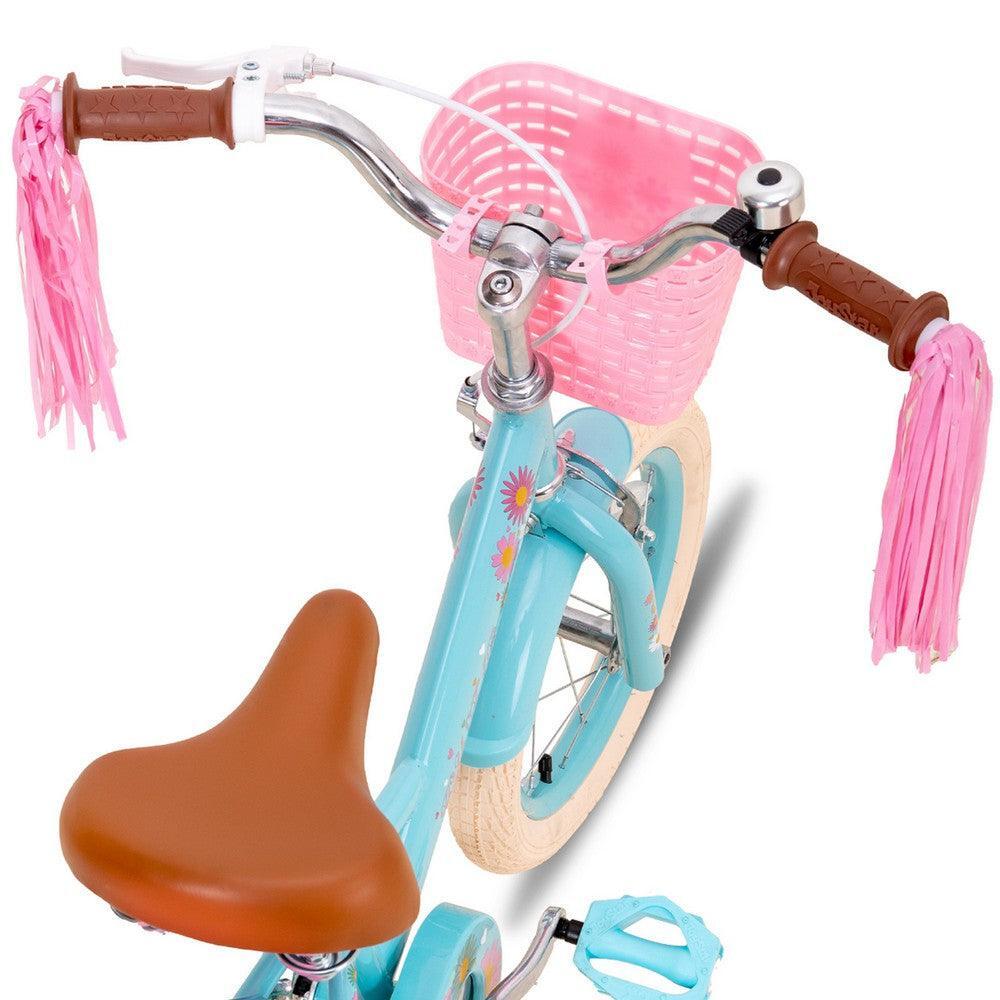 Enfant Cyclisme Vélo 14" Stabilisateurs Siège Poupée Panier - Little Daisy 4/6