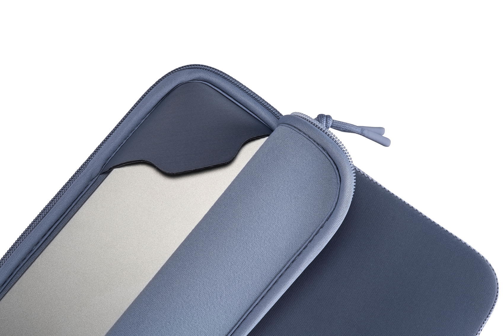 TUCANO One Sleeve para MacBook Neo, neoprene 4mm, zip duplo, azul 6/7