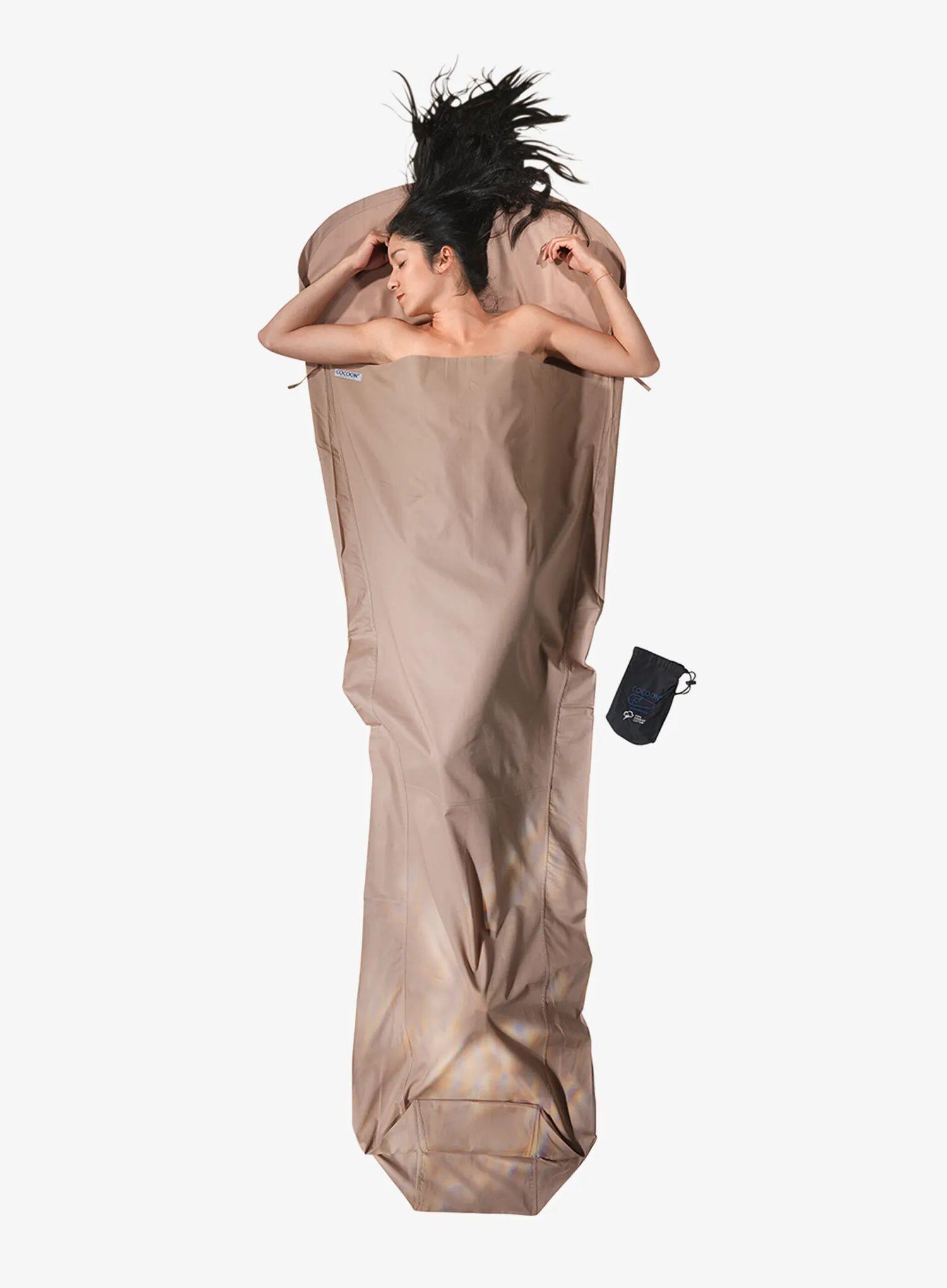 Wkładka do śpiwora Cocoon MummyLiner - Organic Cotton - earth 3/4