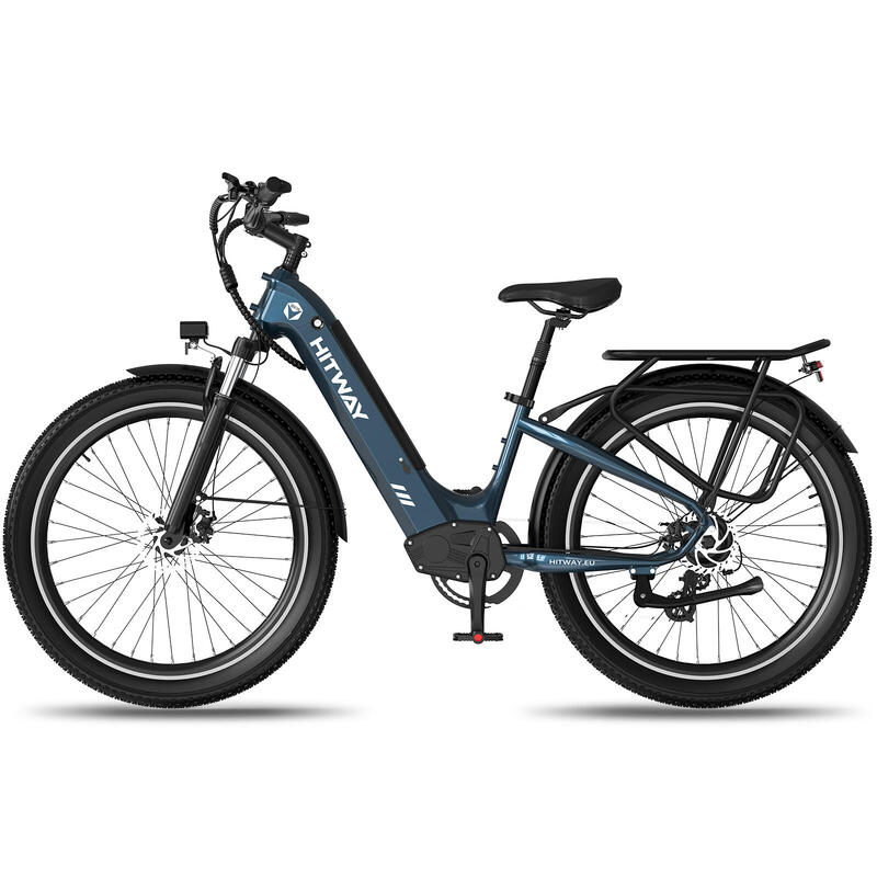 Bicicletă electrică de oraș 26x3.0, autonomie 80-150 km, cadru jos, BK16