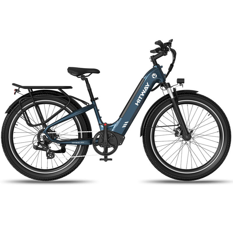 Bicicletă electrică de oraș 26x3.0, autonomie 80-150 km, cadru jos, BK16