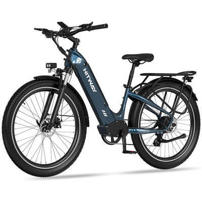 Elektrische stadsfiets 26*3,0", bereik 80-150 km, lage instap, bk16