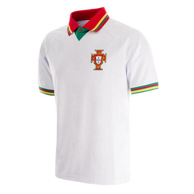 Portugal 1995 - retro uit voetbalshirt - wit – copa football