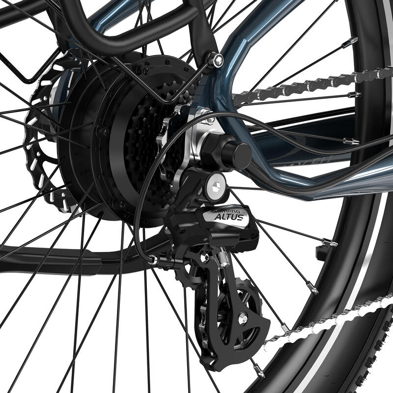 Bicicletă electrică de oraș 26x3.0, autonomie 80-150 km, cadru jos, BK16
