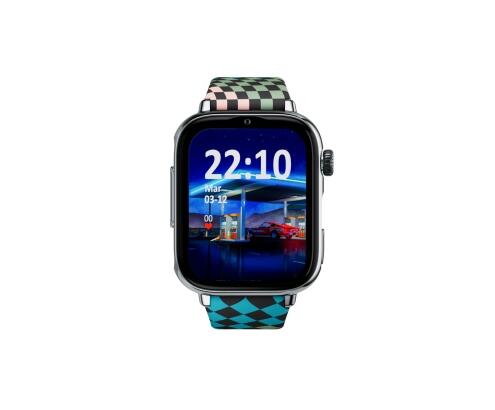 SaveWatch Plus 2 Zilveren Behuizing Siliconen Loop Band 2/6