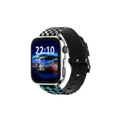 SaveWatch Plus 2 Silver Case Silicone Loop Strap